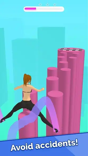 Play Hop Run as an online game Hop Run with UptoPlay