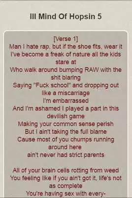 Play Hopsin Lyrics