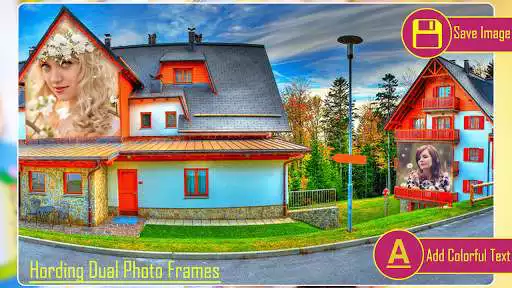 Play Hording Dual Photo Frame as an online game Hording Dual Photo Frame with UptoPlay