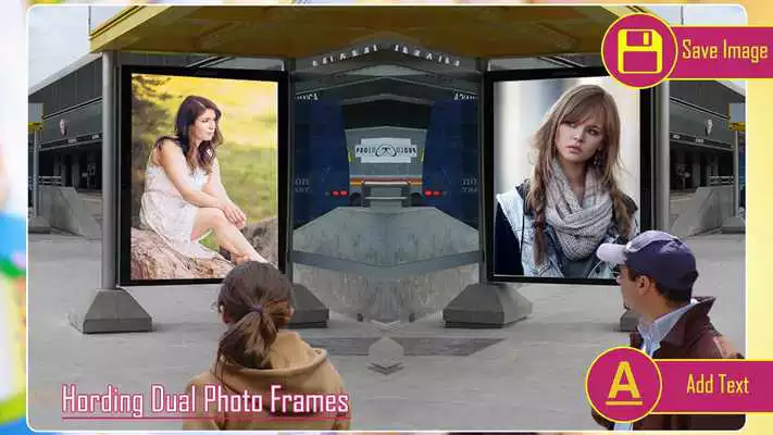 Play Hording Dual Photo Frame