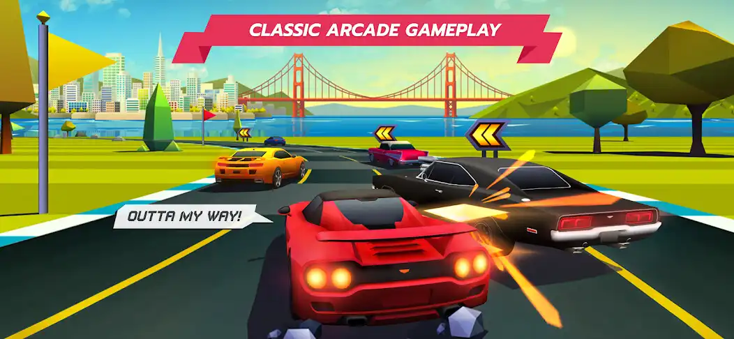 Play Horizon Chase – Arcade Racing  and enjoy Horizon Chase – Arcade Racing with UptoPlay
