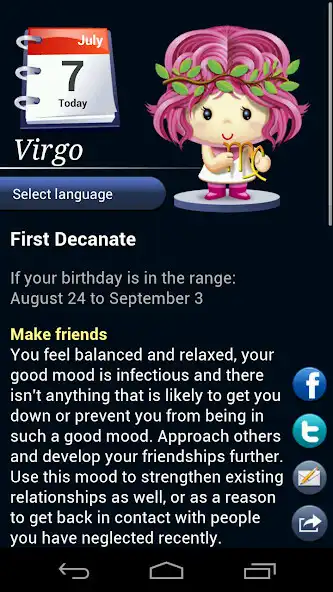 Play Horoscope HD Pro as an online game Horoscope HD Pro with UptoPlay
