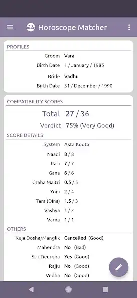 Play Horoscope Matcher