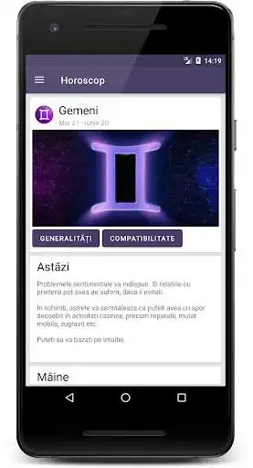 Play Horoscop zilnic, compatibilitati zodii as an online game Horoscop zilnic, compatibilitati zodii with UptoPlay