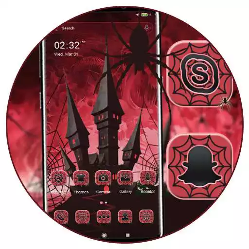 Play Horror Castle Launcher Theme APK