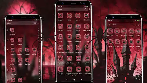 Play Horror Castle Launcher Theme as an online game Horror Castle Launcher Theme with UptoPlay
