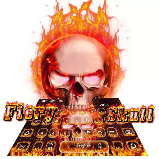 Play Horror Fire Skull Keyboard Theme APK