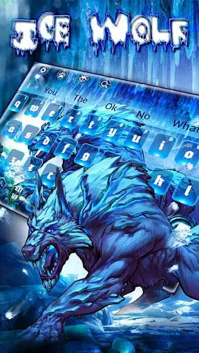Play APK Horror Ice Wolf Keyboard  and enjoy Horror Ice Wolf Keyboard with UptoPlay keyboard.theme.ice.wolf.horror