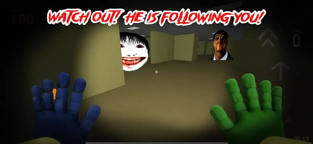 Play Horror Rooms - Nextbots chase as an online game Horror Rooms - Nextbots chase with UptoPlay