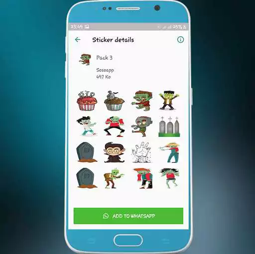 Play Horror stickers - WAStickerApps as an online game Horror stickers - WAStickerApps with UptoPlay