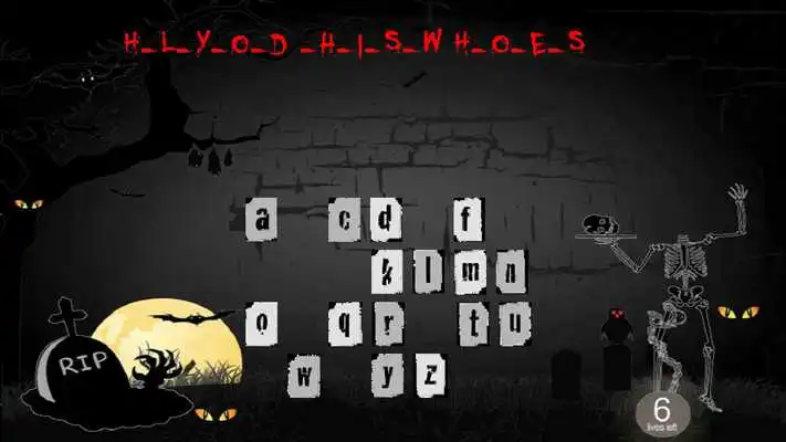 Play Horrorwood Hangman