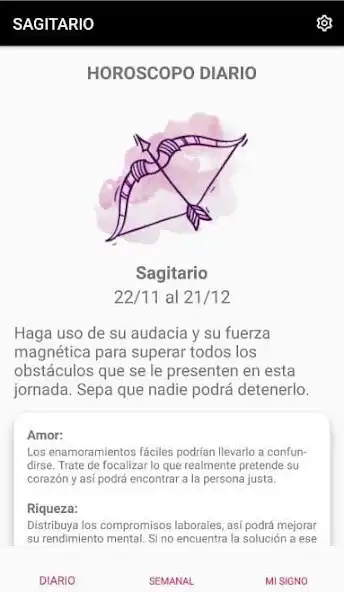 Play Horóscopo SAGITARIO as an online game Horóscopo SAGITARIO with UptoPlay