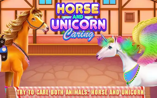 Play Horse and Unicorn Caring  and enjoy Horse and Unicorn Caring with UptoPlay