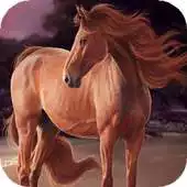 Free play online Horse at the sea LWP APK