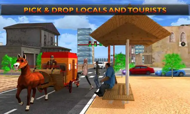 Play Horse Carriage Transportation