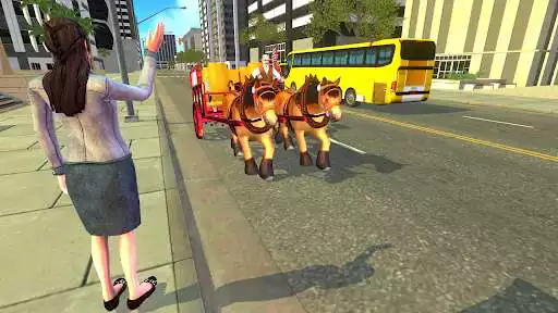 Play Horse Cart Taxi Carriage City Cab Driver 2021  and enjoy Horse Cart Taxi Carriage City Cab Driver 2021 with UptoPlay