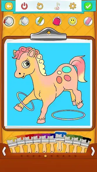 Play Horse Coloring Pages as an online game Horse Coloring Pages with UptoPlay