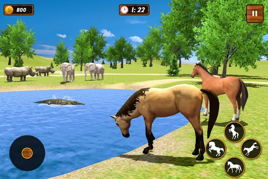 Play Horse Family Simulator: Horse Jungle Survival Game  and enjoy Horse Family Simulator: Horse Jungle Survival Game with UptoPlay