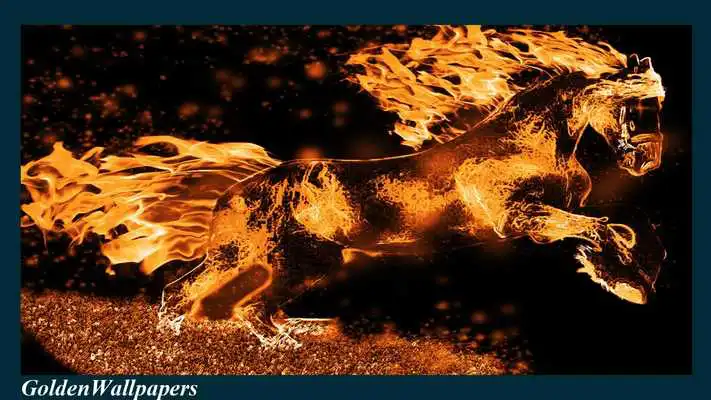 Play Horse Fire Wallpaper