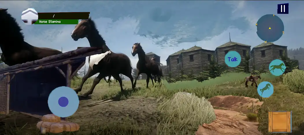Play Horseman Friend Wild West Fast as an online game Horseman Friend Wild West Fast with UptoPlay
