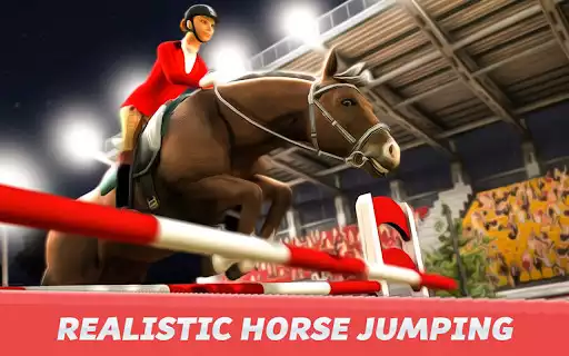 Play Horse Racing Championship- Real Horse Jumping 2021  and enjoy Horse Racing Championship- Real Horse Jumping 2021 with UptoPlay
