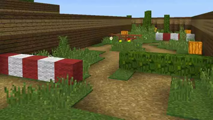 Play Horse Racing map for MCPE