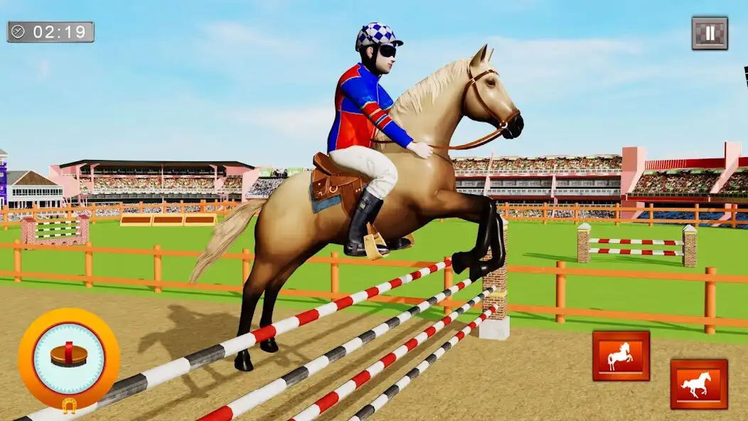 Play Horse racing simulator 3d game  and enjoy Horse racing simulator 3d game with UptoPlay