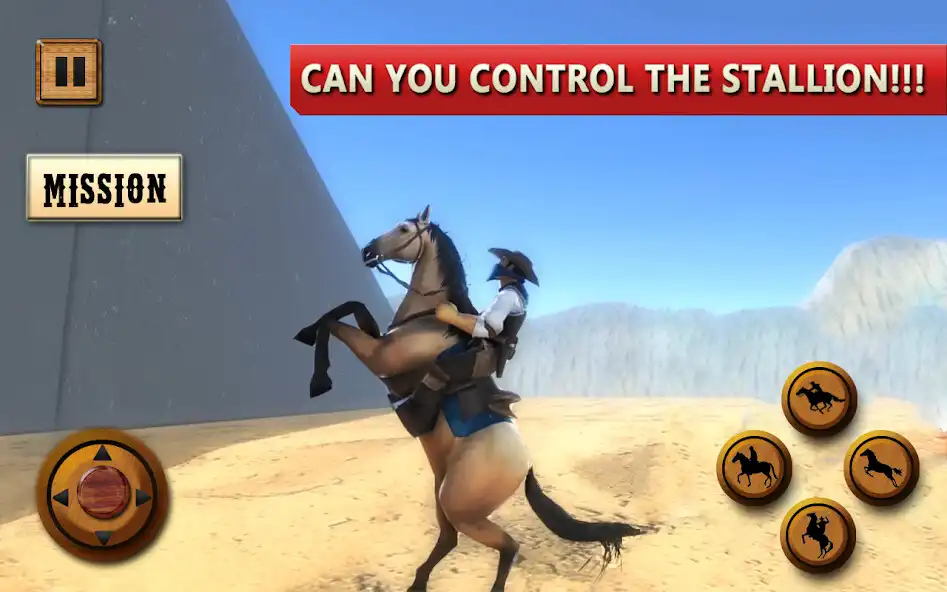 Play Horse Riding: 3D Horse game as an online game Horse Riding: 3D Horse game with UptoPlay