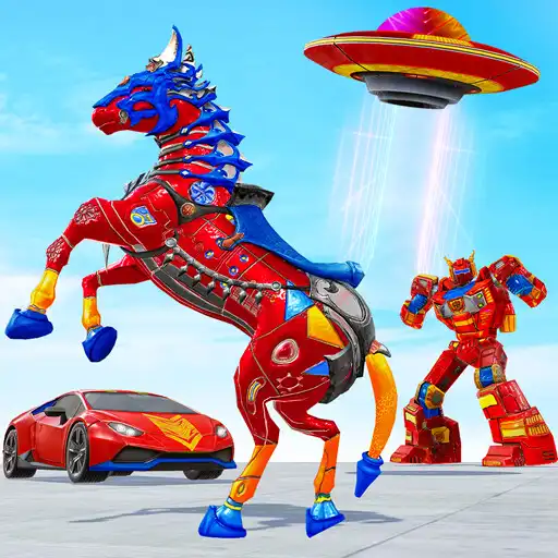 Play Horse Robot Car Game Robot War APK