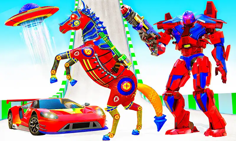 Play Horse Robot Transform Car Game  and enjoy Horse Robot Transform Car Game with UptoPlay