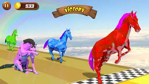 Play Horse Run Colours: Fun Race 3D Games  and enjoy Horse Run Colours: Fun Race 3D Games with UptoPlay
