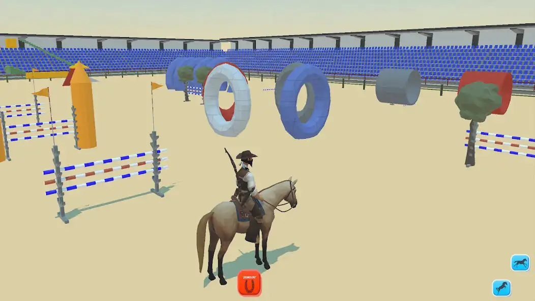 Play Horse Stunt Riding Simulator as an online game Horse Stunt Riding Simulator with UptoPlay
