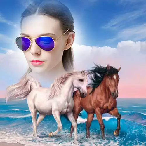Play Horse With Man Photo Suit- Horse Photo Frame  and enjoy Horse With Man Photo Suit- Horse Photo Frame with UptoPlay