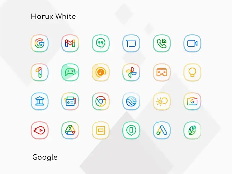 Play Horux White - Icon Pack as an online game Horux White - Icon Pack with UptoPlay