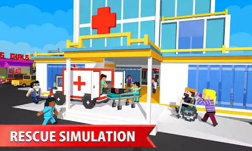 Play Hospital Craft: Building Doctor Simulator Games 3D