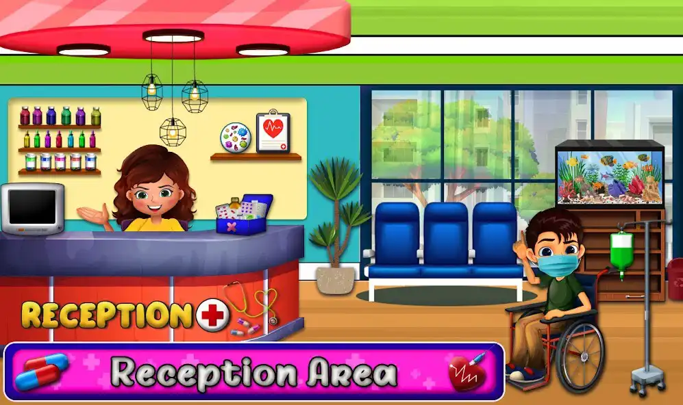Play Hospital Doctor Care Town Game as an online game Hospital Doctor Care Town Game with UptoPlay