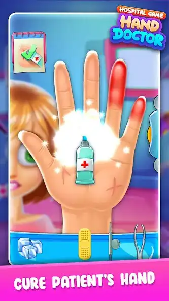 Play Hospital Game: Hand Doctor as an online game Hospital Game: Hand Doctor with UptoPlay