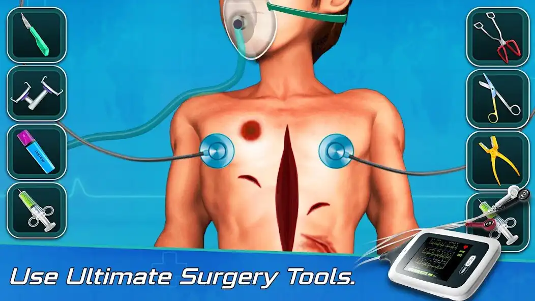 Play Hospital Surgery Games 3d as an online game Hospital Surgery Games 3d with UptoPlay