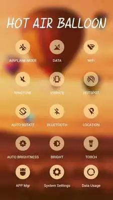 Play Hot Air Balloon APUS Launcher theme