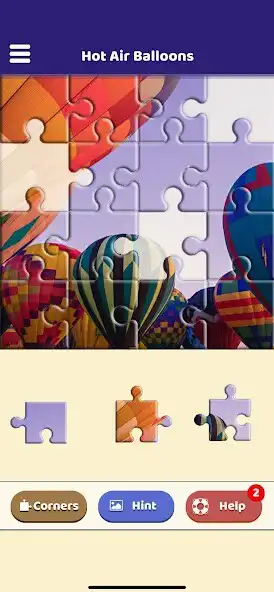 Play Hot Air Balloons Puzzle as an online game Hot Air Balloons Puzzle with UptoPlay