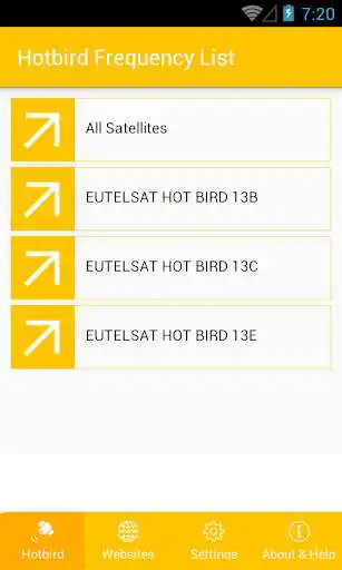 Play Hotbird Frequency List  and enjoy Hotbird Frequency List with UptoPlay