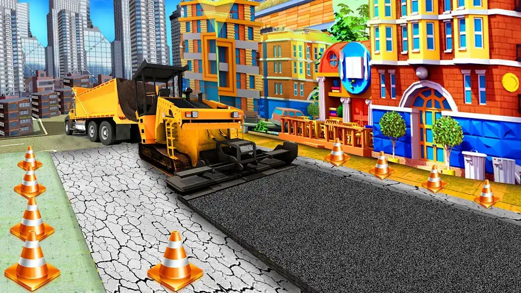 Play Hotel Construction Truck Game as an online game Hotel Construction Truck Game with UptoPlay