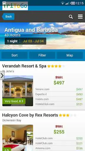 Play Hotels Antigua Barbuda tritogo