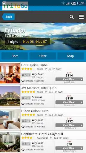 Play Hotels Ecuador by tritogo.com