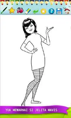 Play Hotel Transylvania 3 coloring page