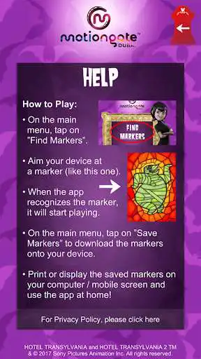 Play Hotel Transylvania Augmented Reality Experience