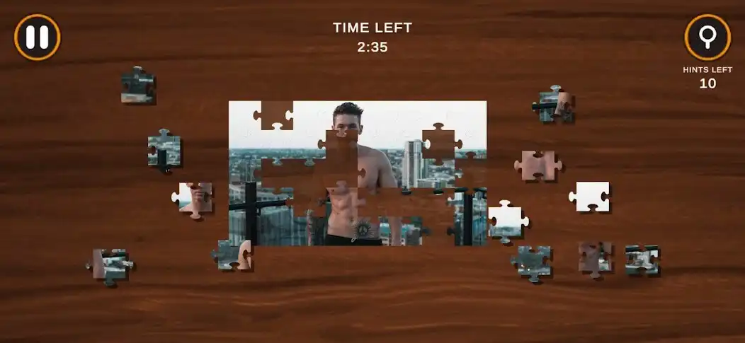 Play Hot Men Jigsaw Puzzles as an online game Hot Men Jigsaw Puzzles with UptoPlay