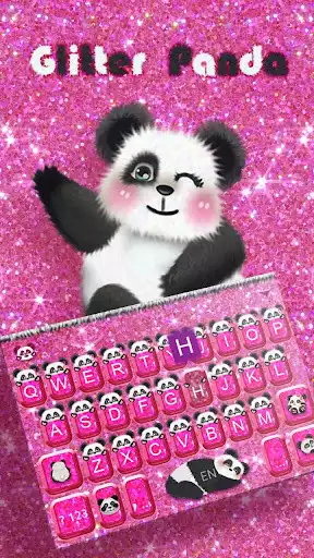 Play Hot Pink Panda keyboard Theme