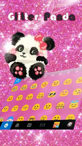 Play Hot Pink Panda keyboard Theme