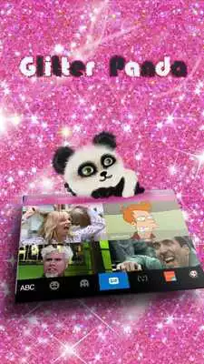 Play Hot Pink Panda keyboard Theme